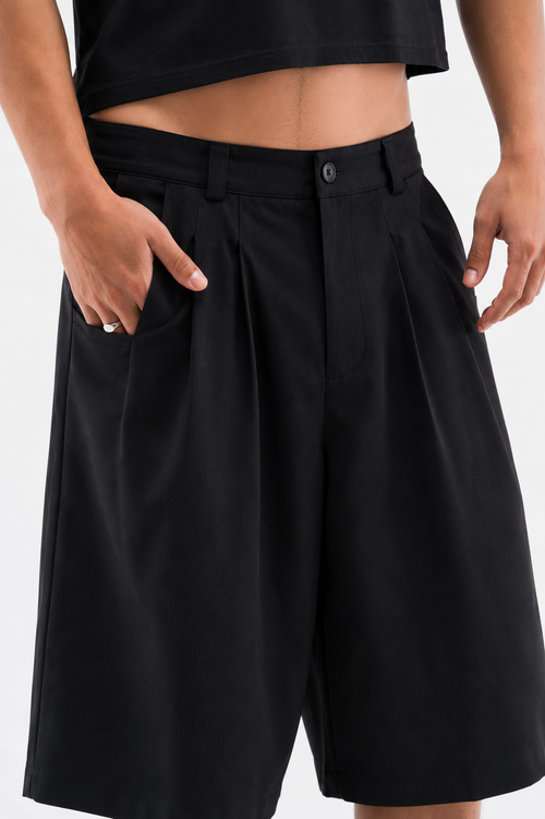 Rogue Club Pleat Suit Shorts