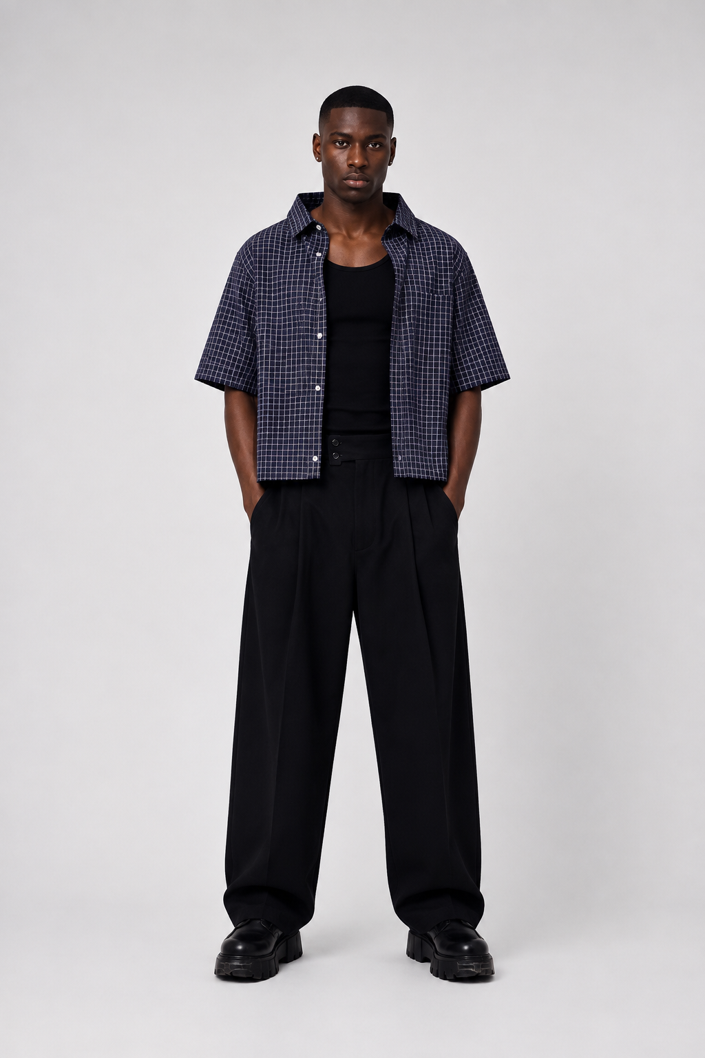 Rogue Club Static Plaid Shirt