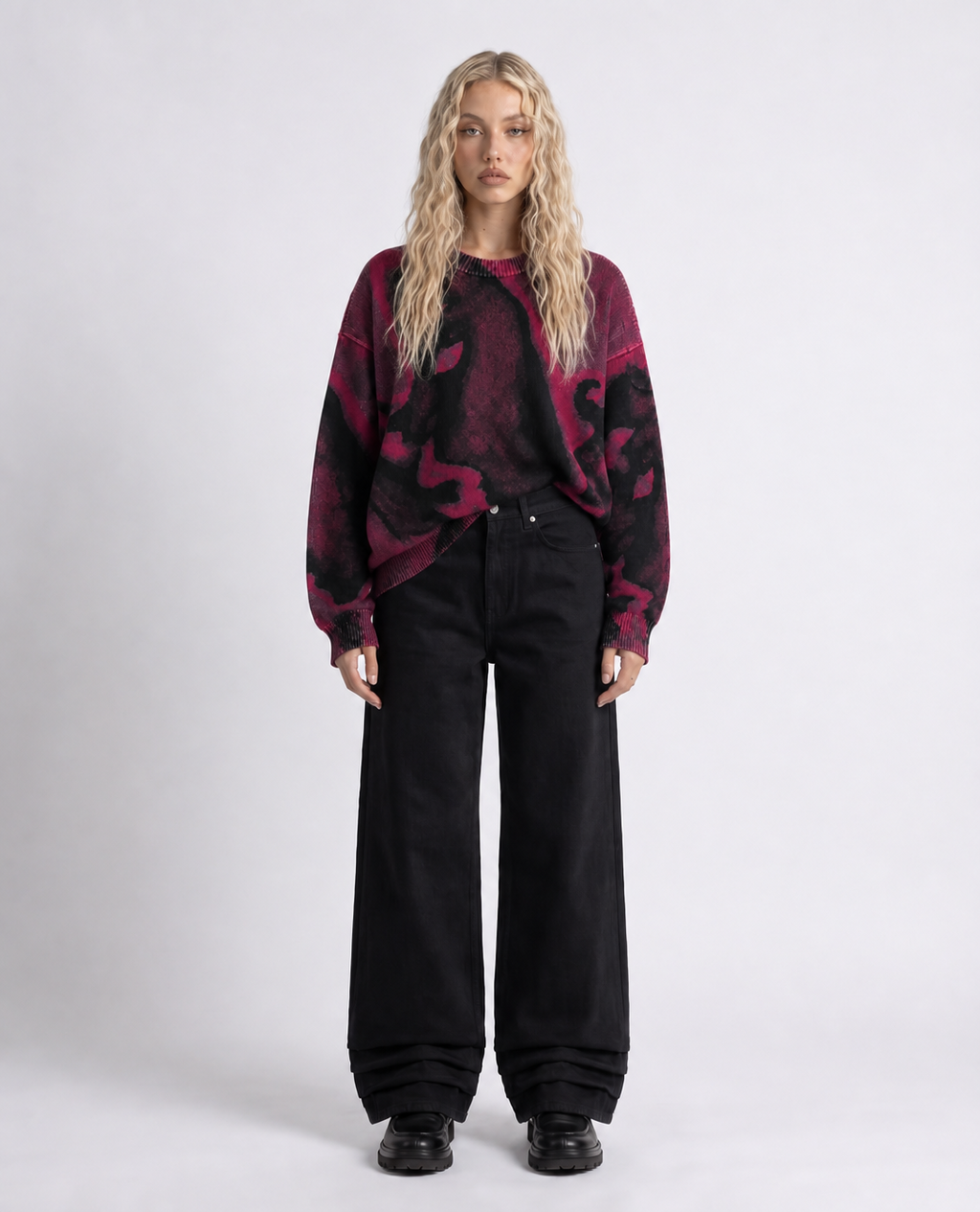 Rogue-Club Oversized Love Sweater