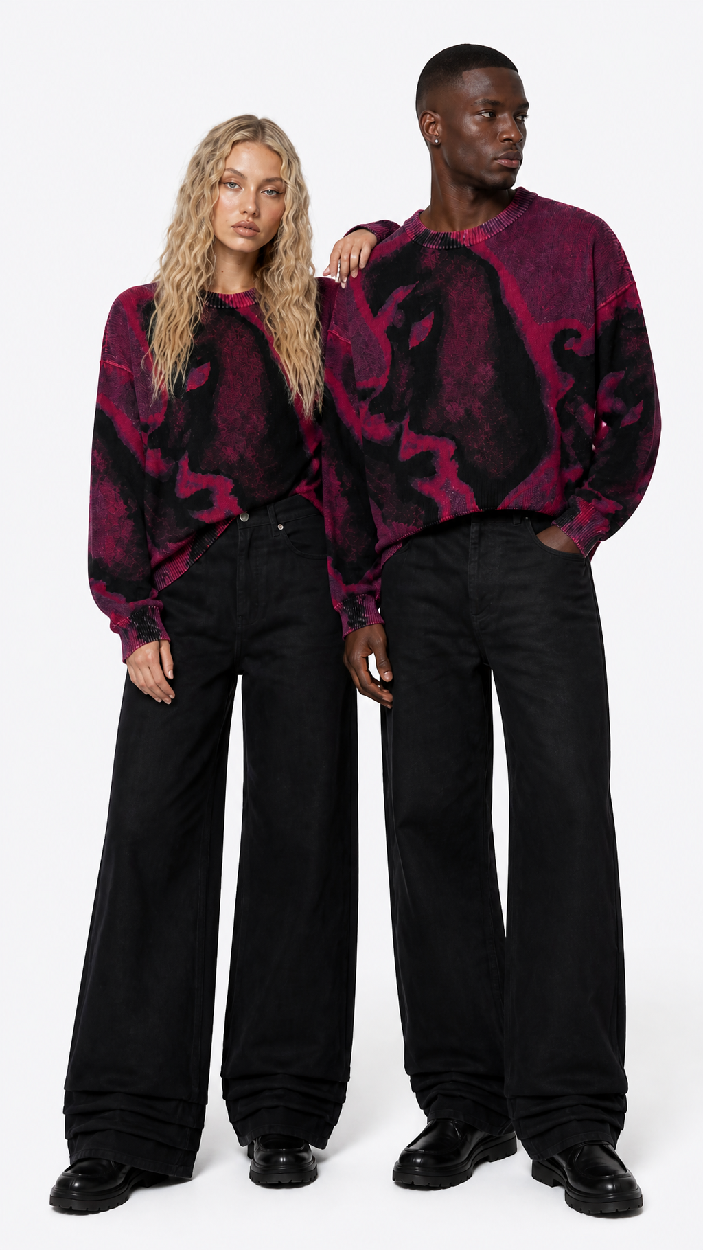 Rogue-Club Oversized Love Sweater