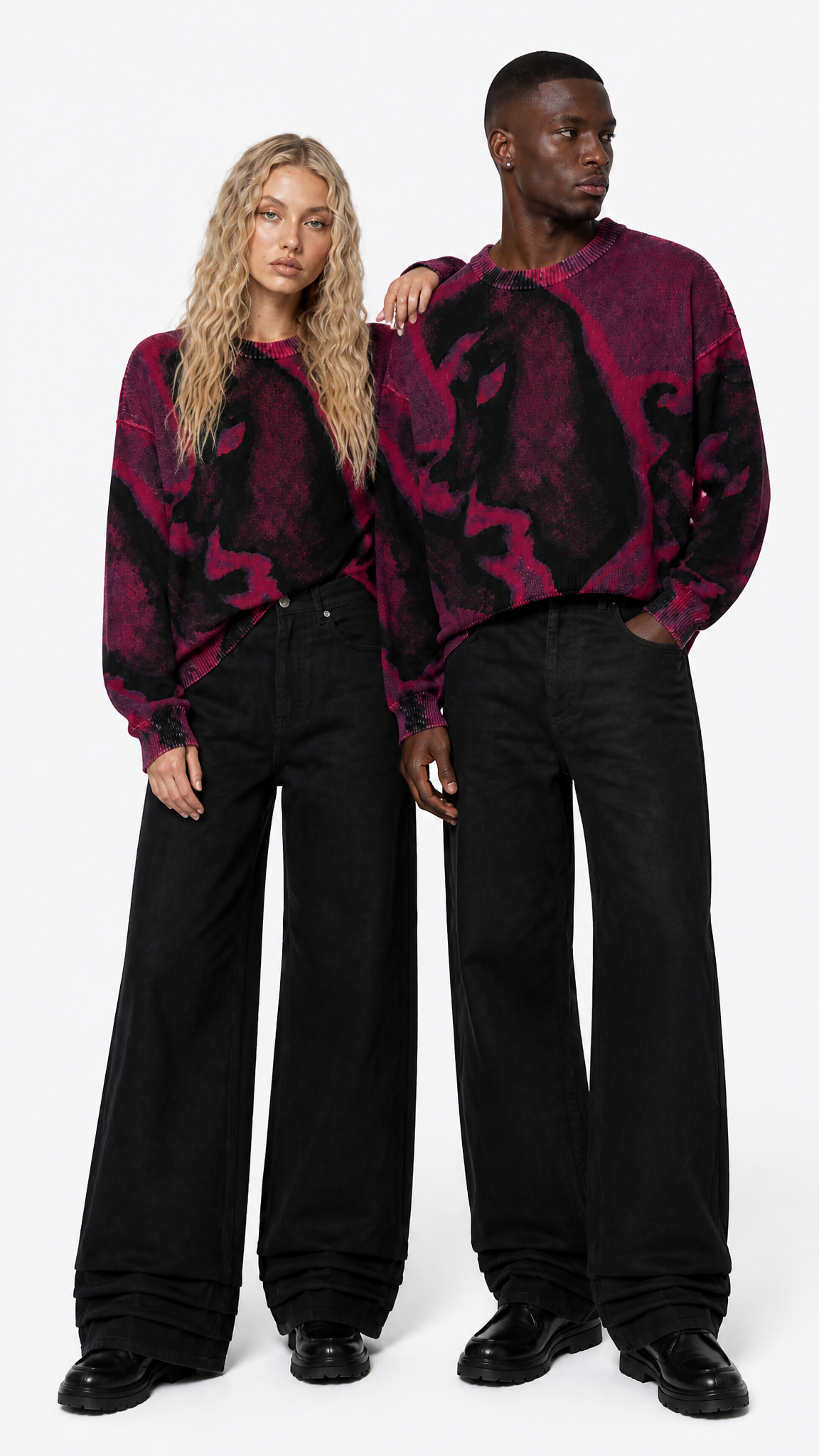 Rogue-Club Oversized Love Sweater
