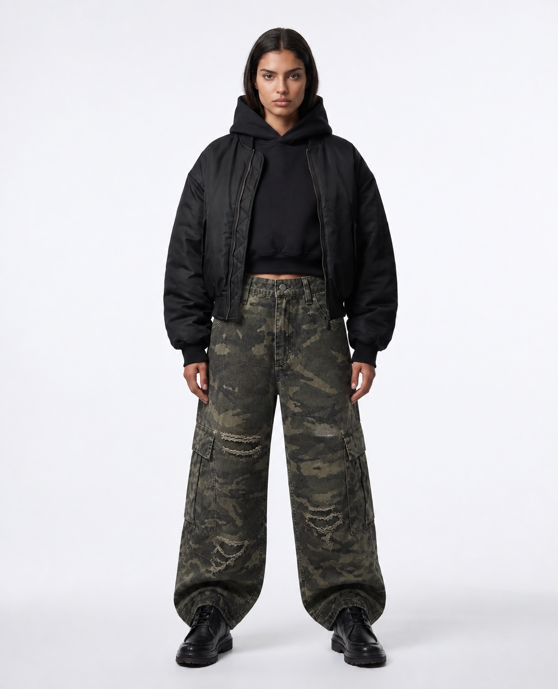 Rogue-Club Camo Cargo Jeans