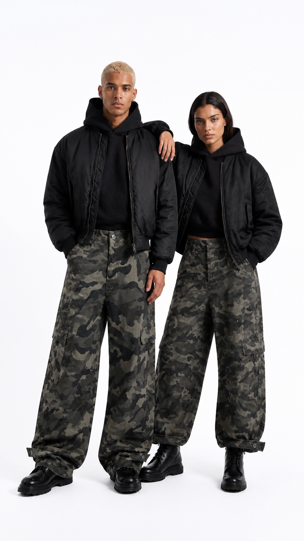 Rogue-Club Camo Cargo Pants