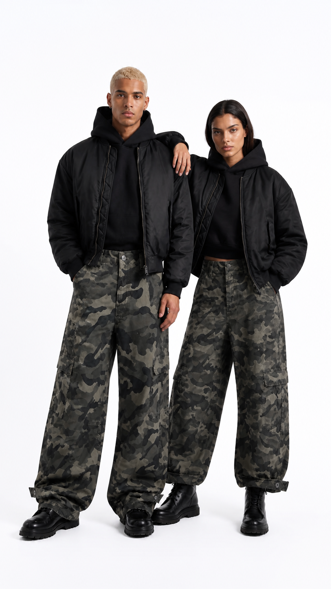 Rogue-Club Camo Cargo Pants