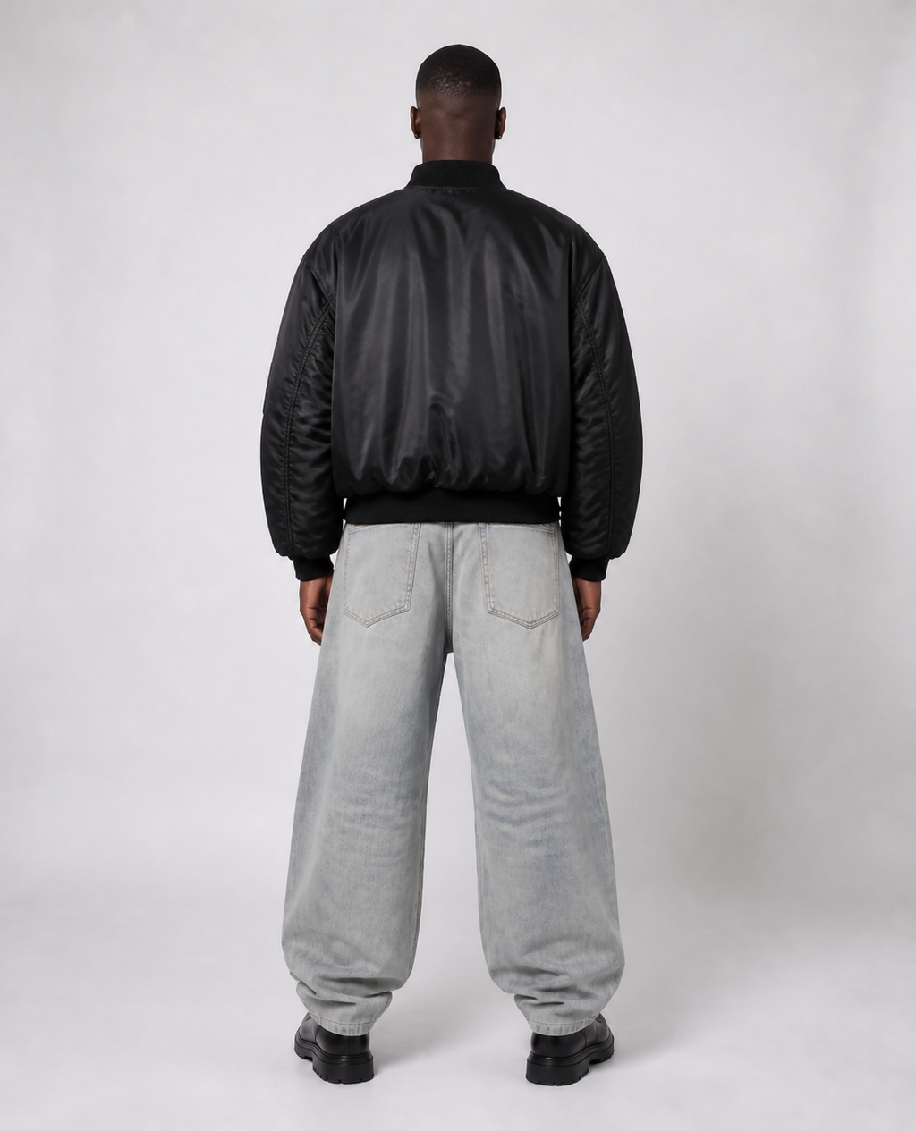 Rogue-Club Cropped Bomber Jacket