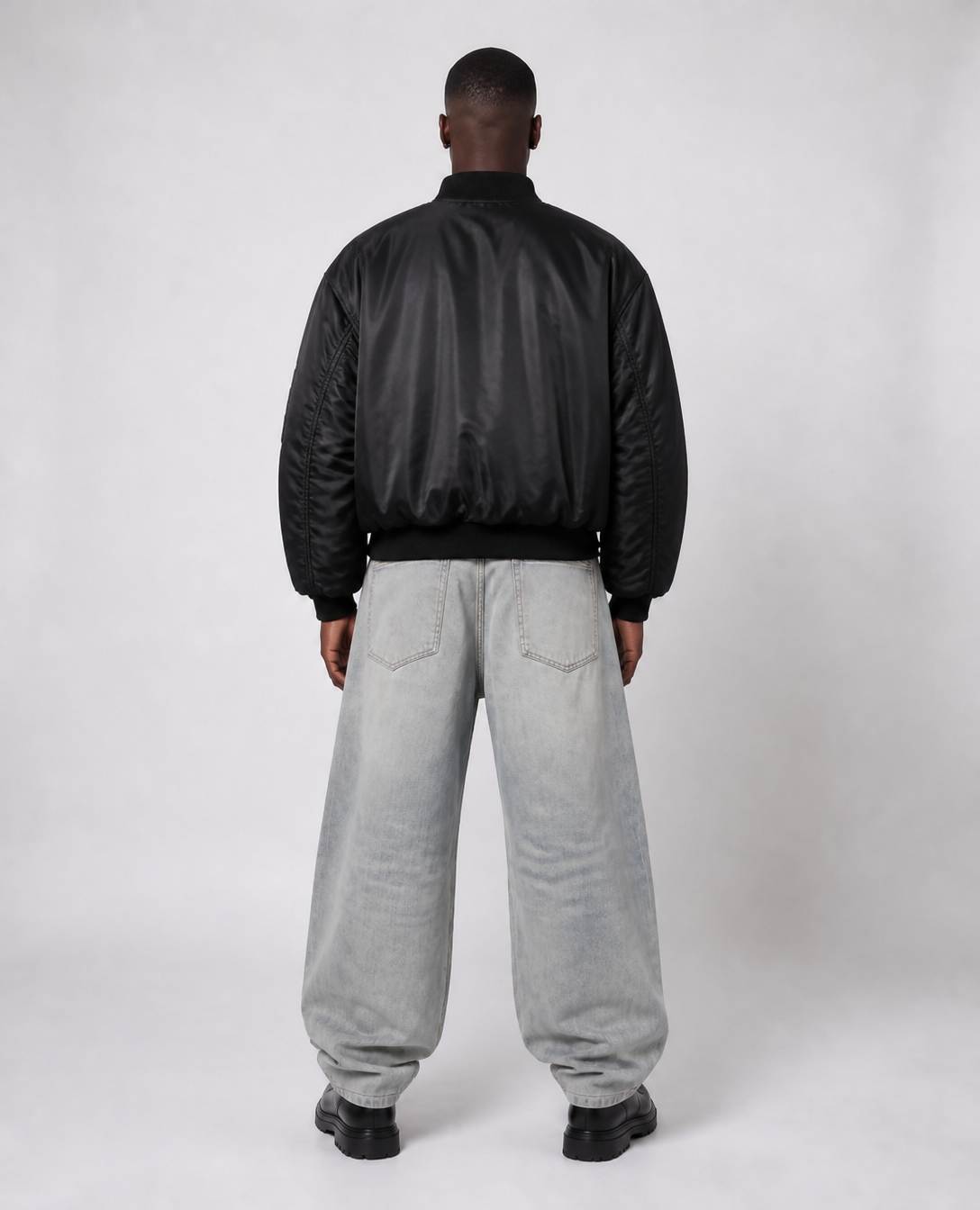 Rogue-Club Cropped Bomber Jacket