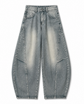 Rogue-Club Curved Wide Leg Jeans