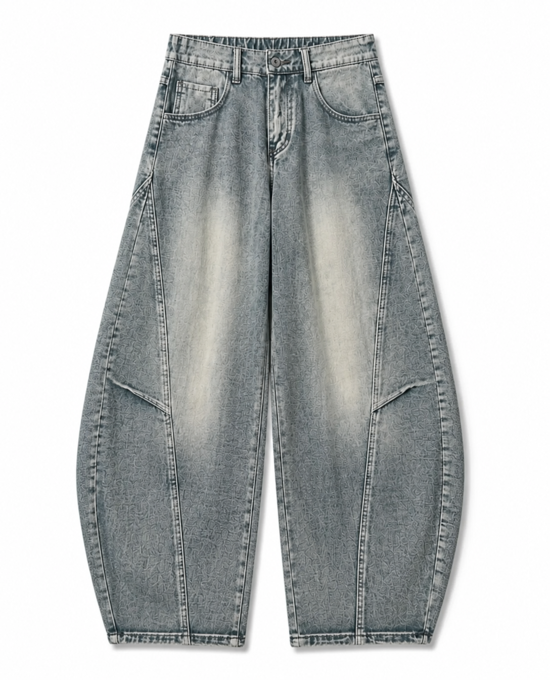 Rogue-Club Curved Wide Leg Jeans
