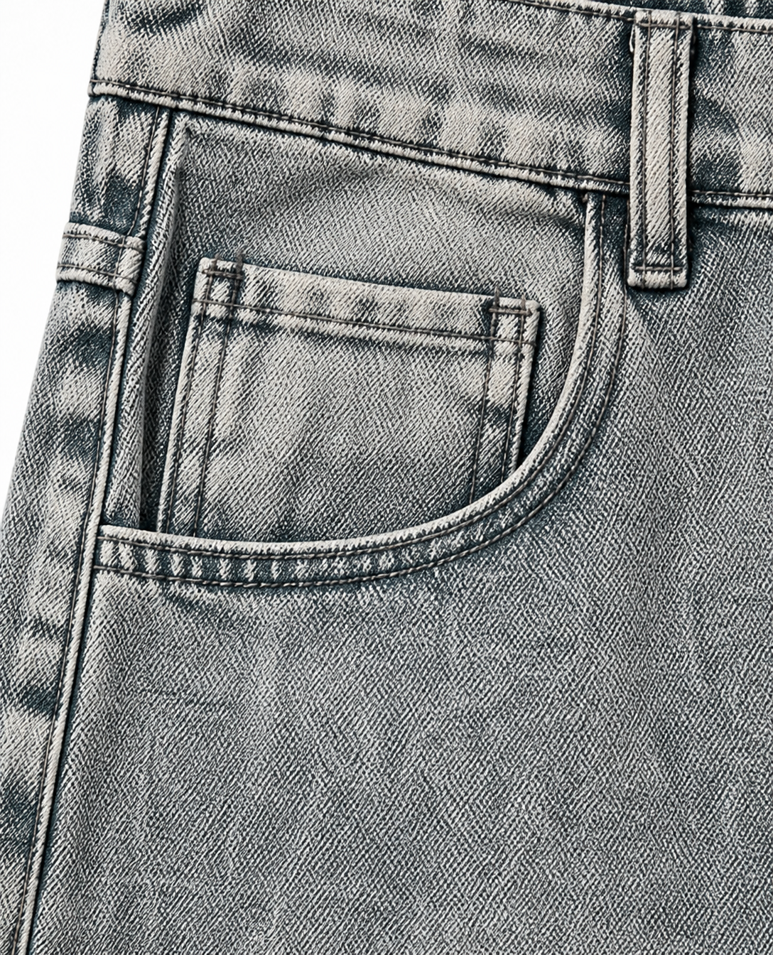 Rogue-Club Curved Wide Leg Jeans