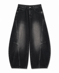 Rogue-Club Curved Wide Leg Jeans