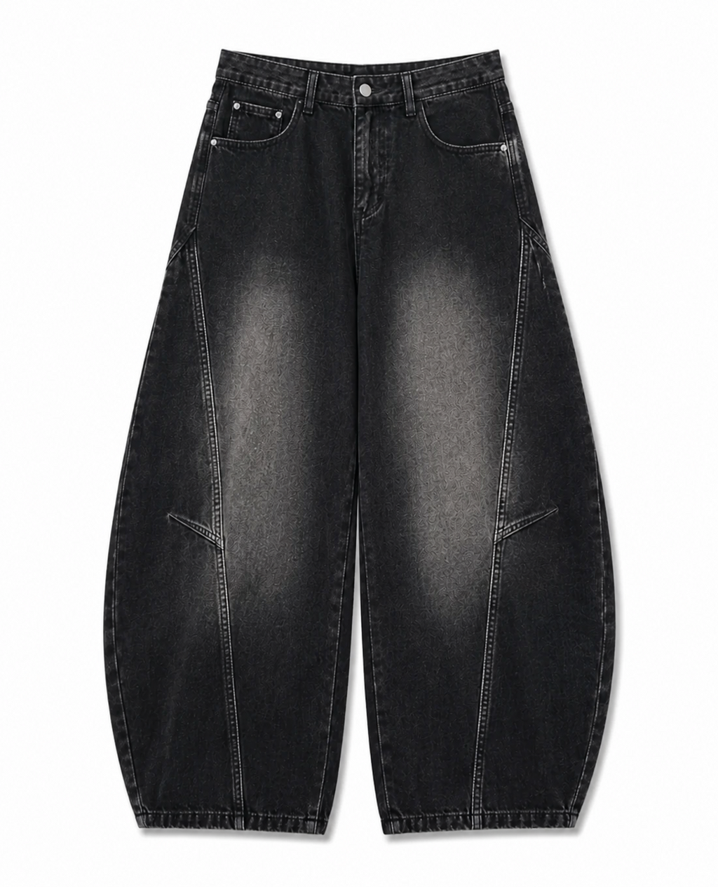 Rogue-Club Curved Wide Leg Jeans