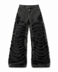 Rogue-Club Distressed Baggy Pants