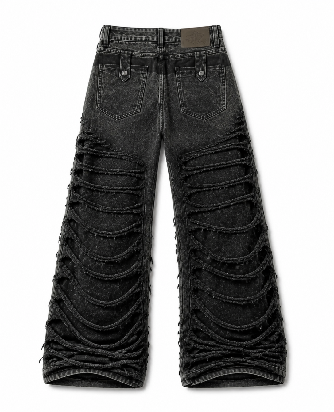 Rogue-Club Distressed Baggy Pants