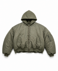 Rogue-Club Distressed Bomber Jacket