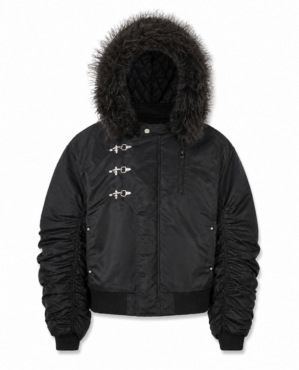 Rogue-Club Fur Bomber Jacket