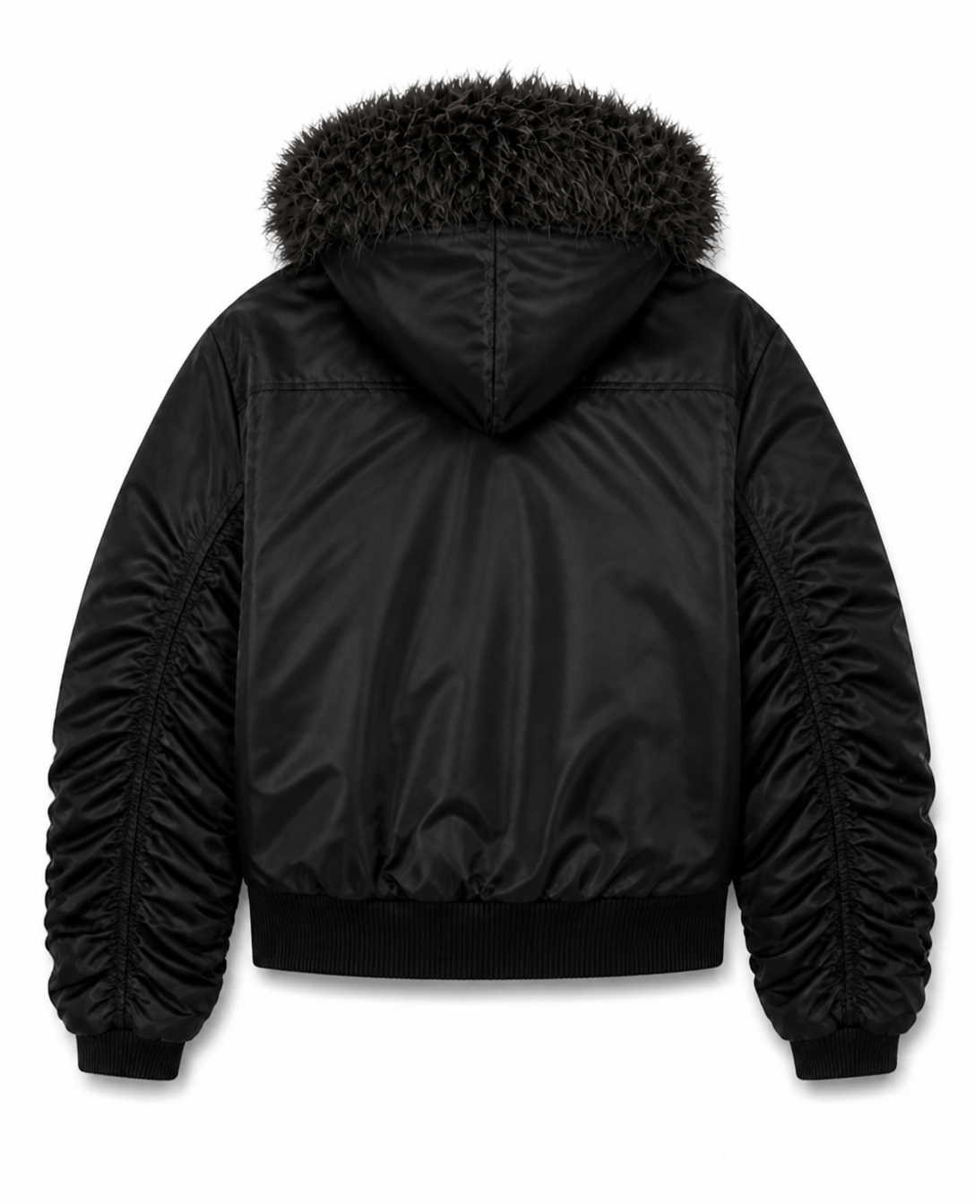 Rogue-Club Fur Bomber Jacket