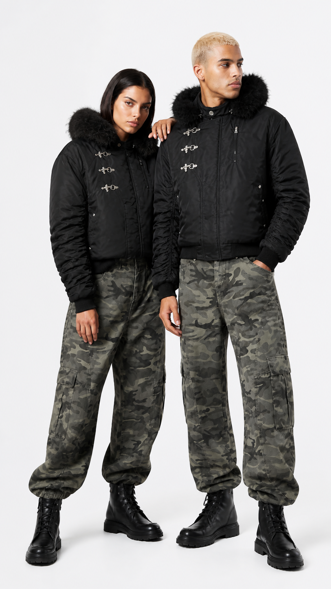 Rogue-Club Fur Bomber Jacket