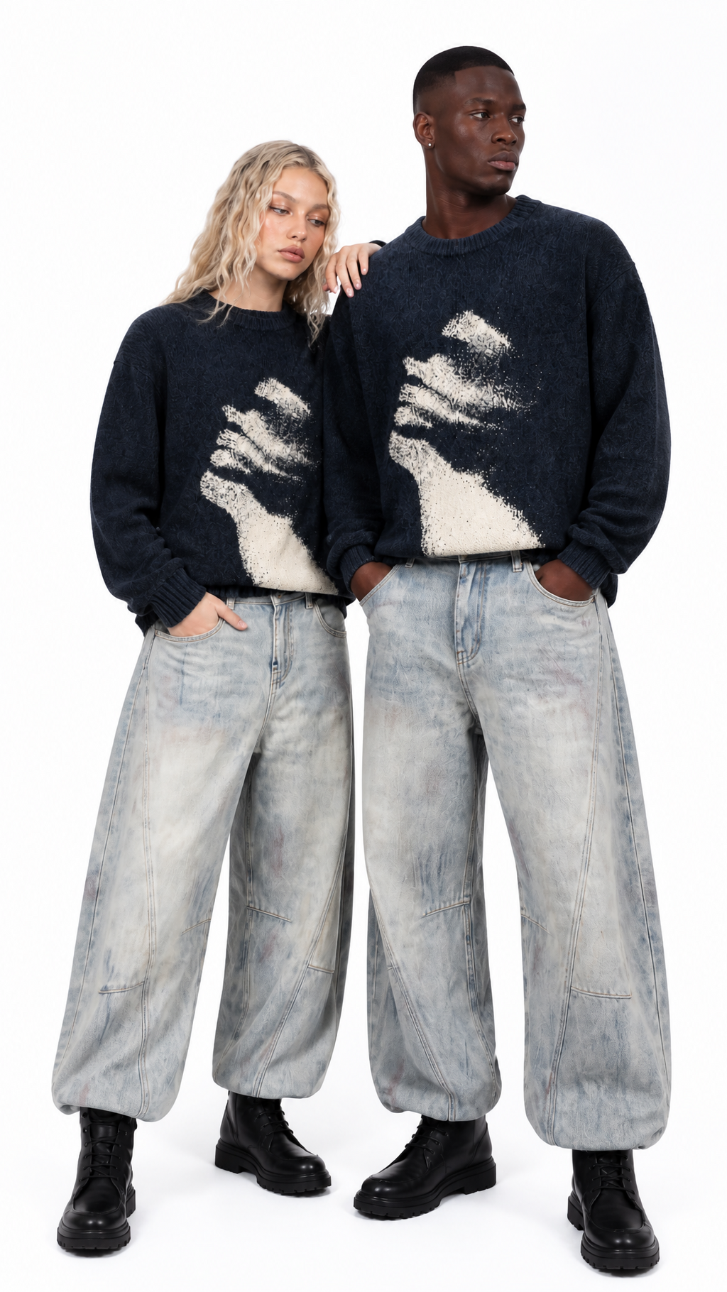 Rogue-Club Oversized Knit Sweater