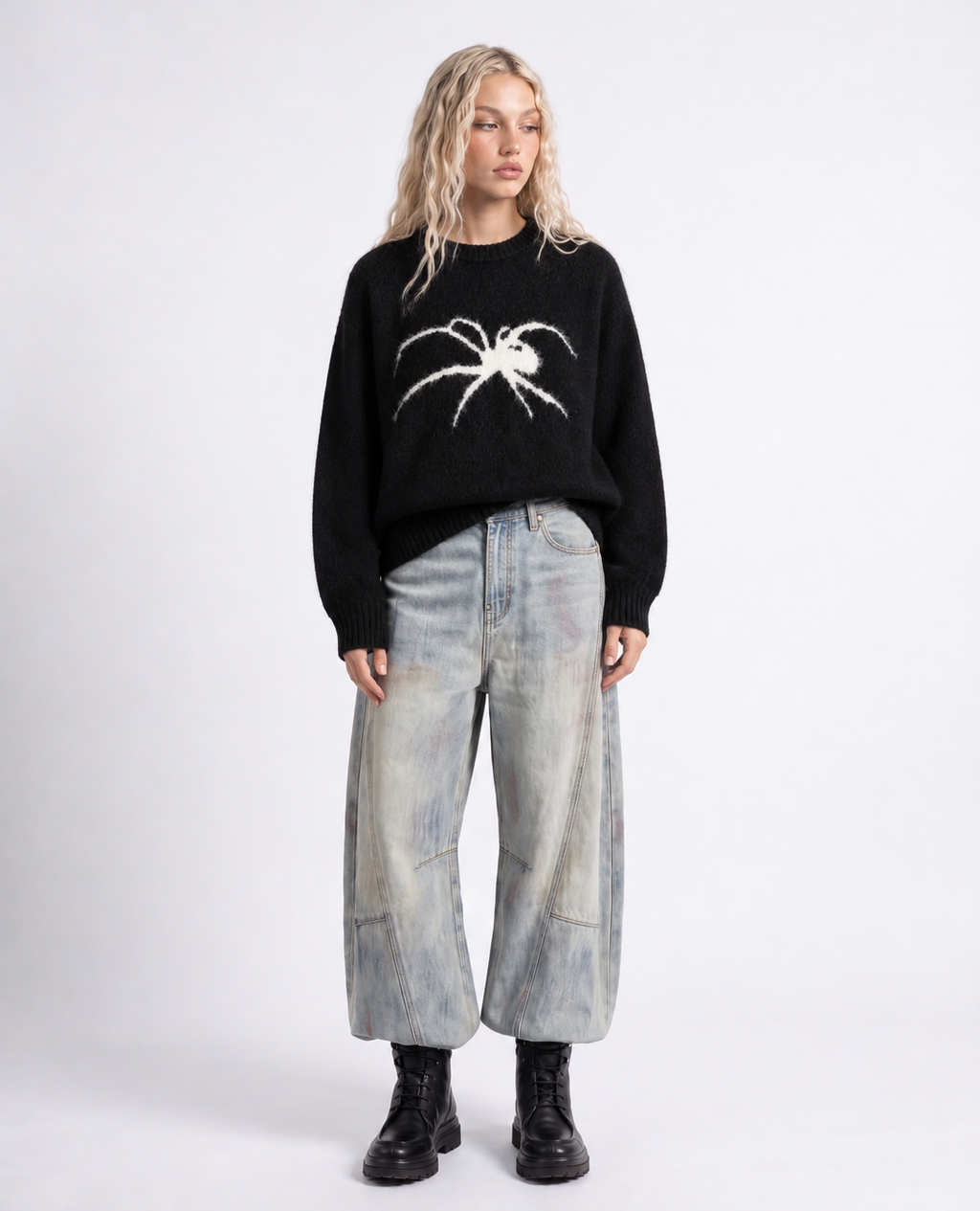 Rogue-Club Oversized Knit Sweater
