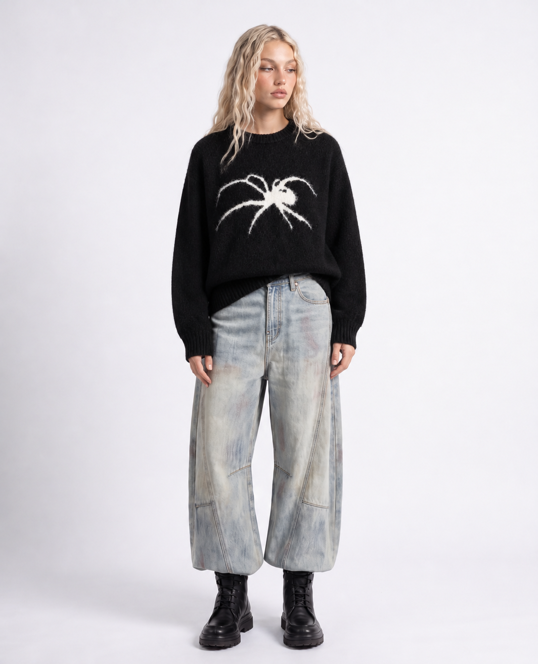 Rogue-Club Oversized Knit Sweater