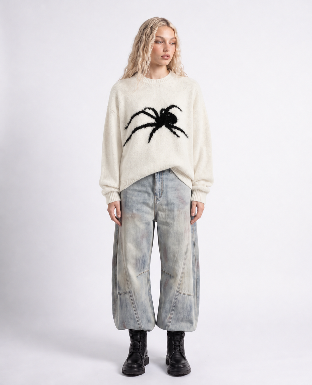 Rogue-Club Oversized Knit Sweater