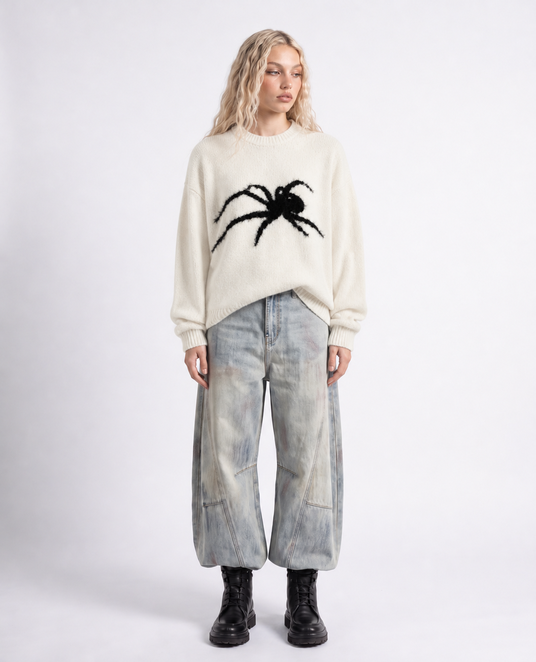 Rogue-Club Oversized Knit Sweater