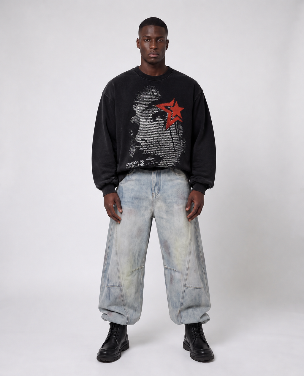 Rogue-Club Oversized Streetwear Sweatshirt