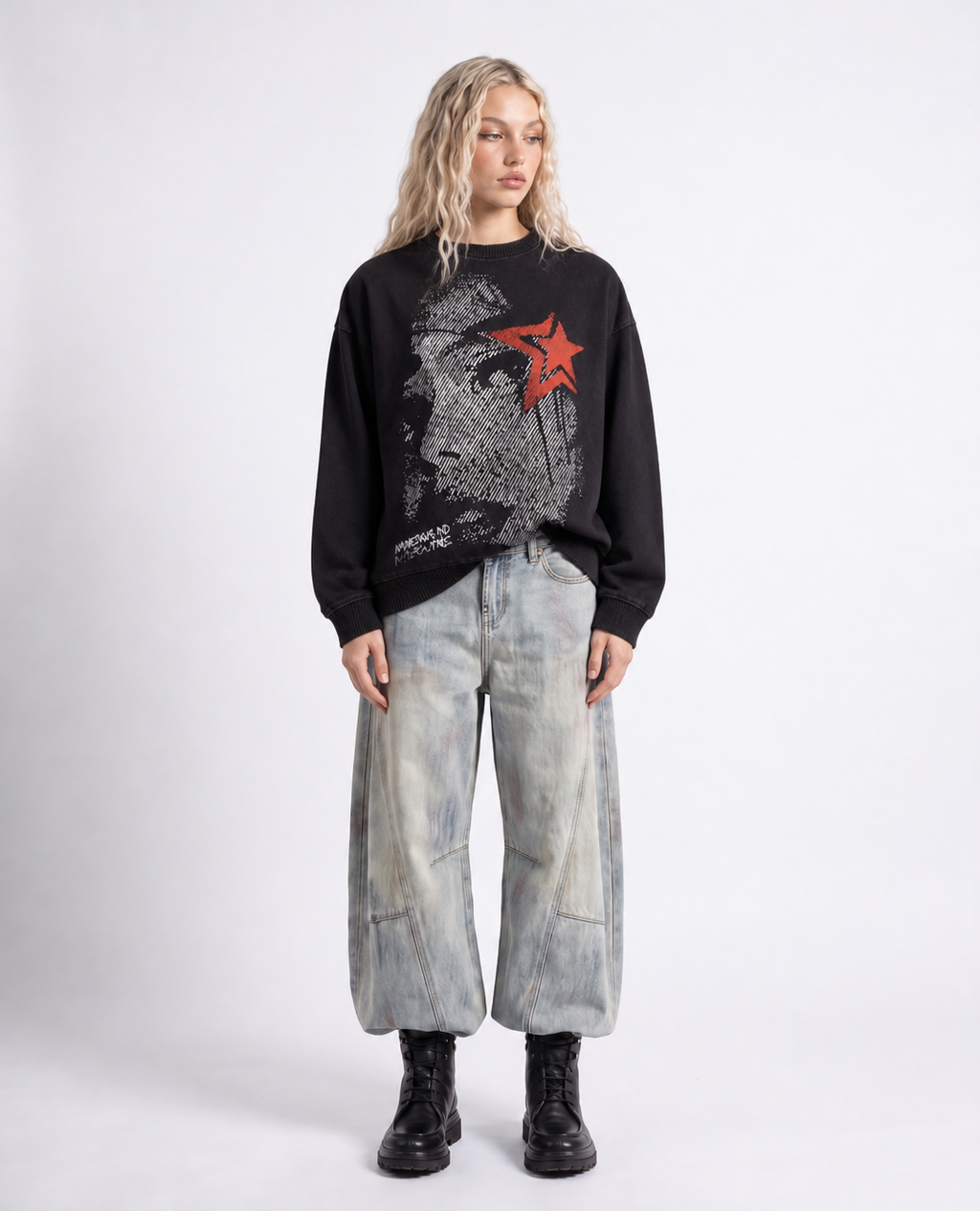 Rogue-Club Oversized Streetwear Sweatshirt