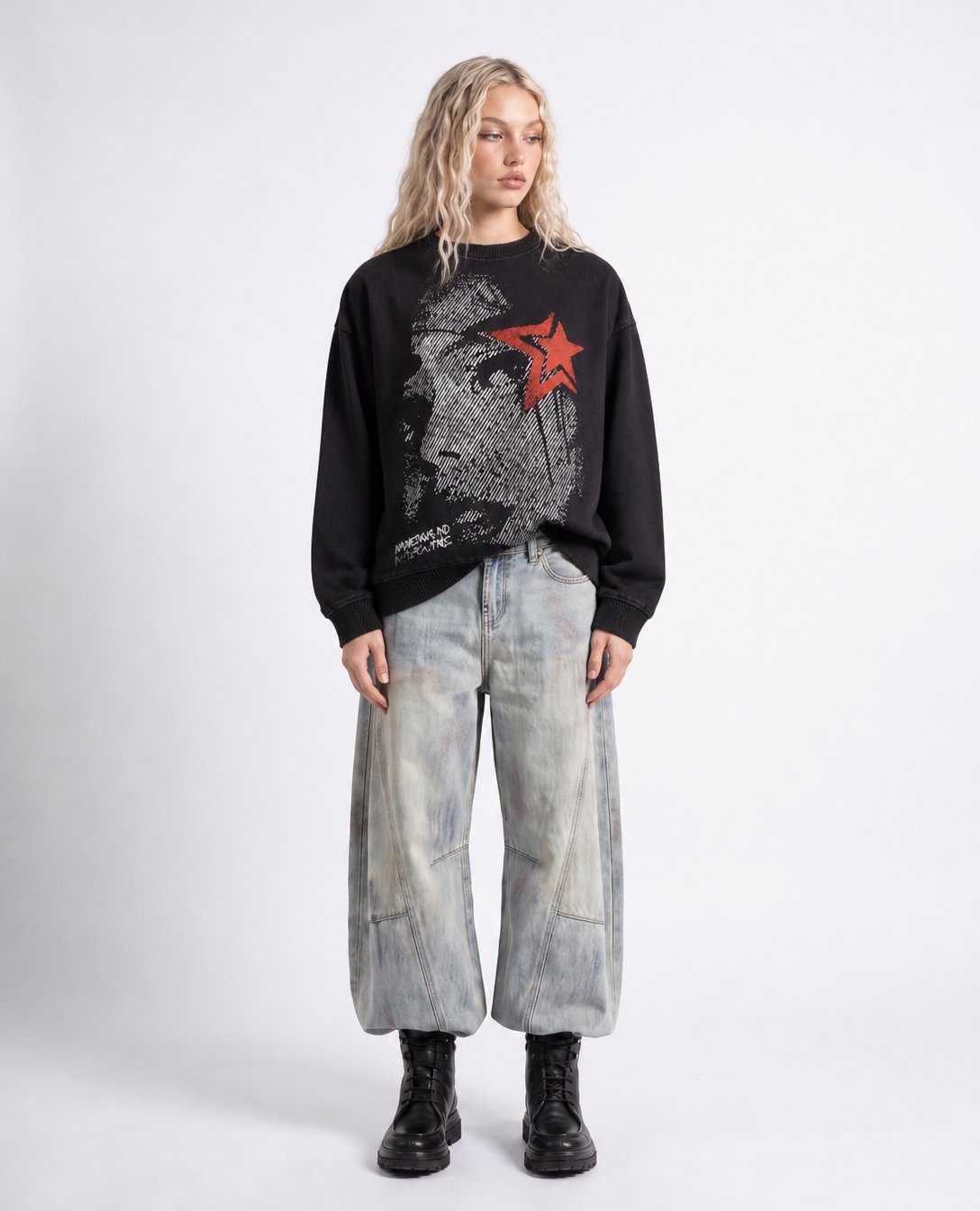 Rogue-Club Oversized Streetwear Sweatshirt