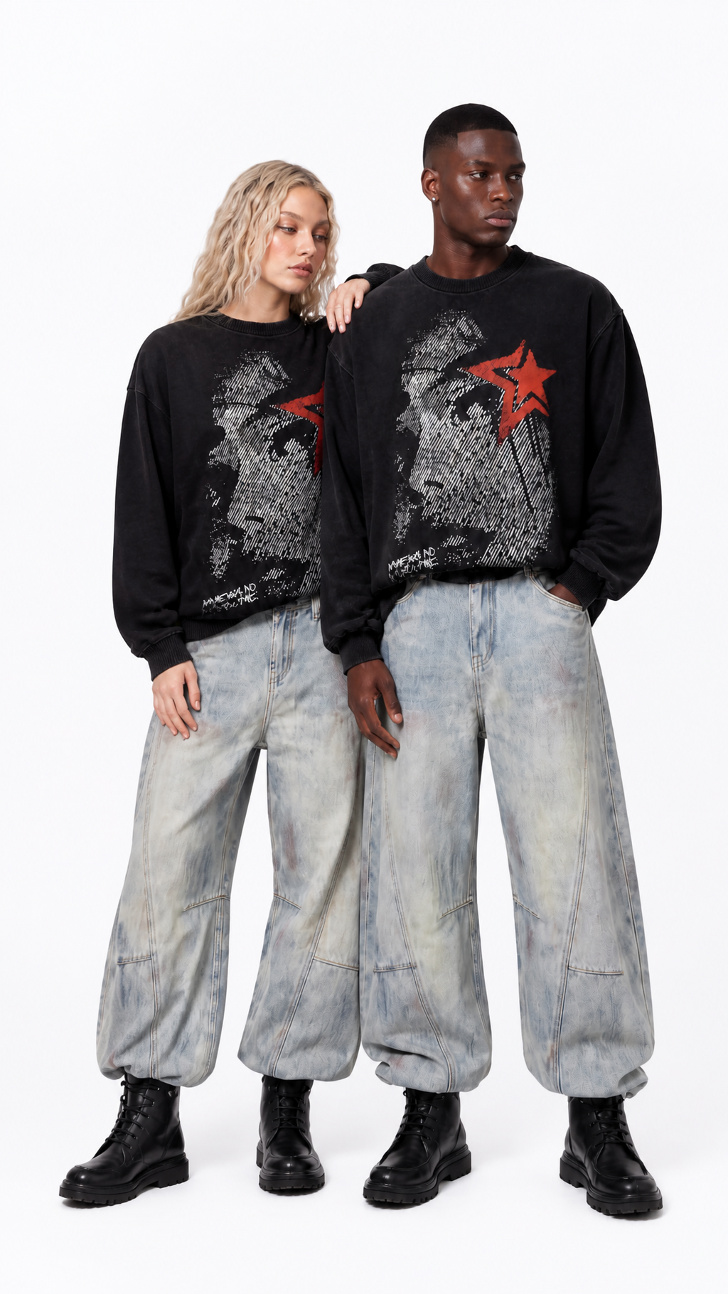 Rogue-Club Oversized Streetwear Sweatshirt