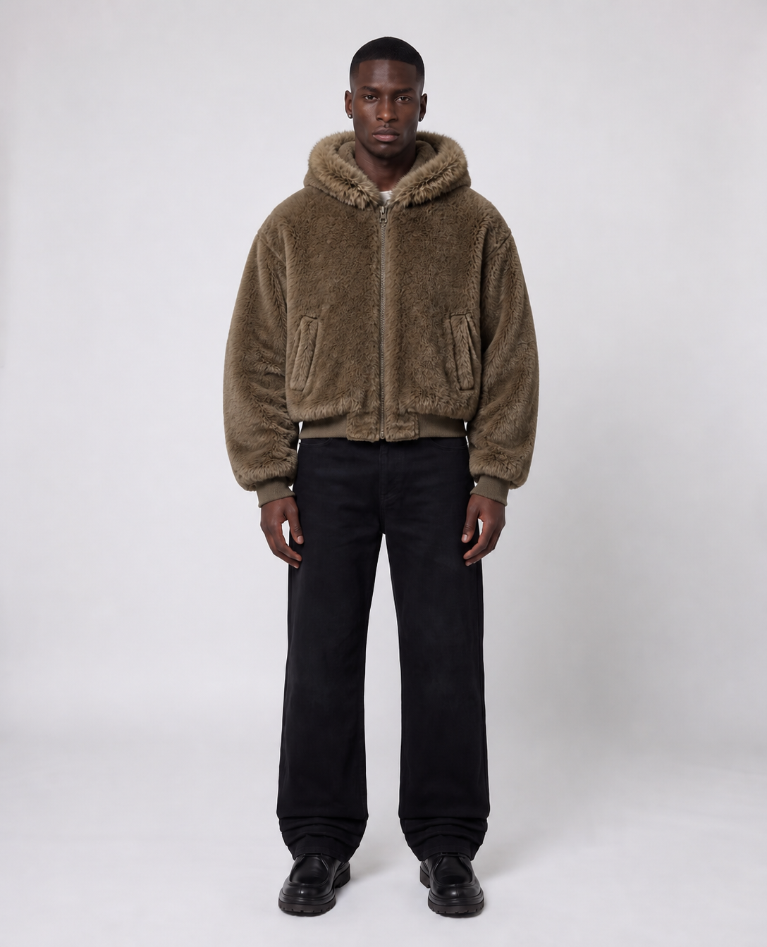 Rogue-Club Reversible Camo Bomber Jacket