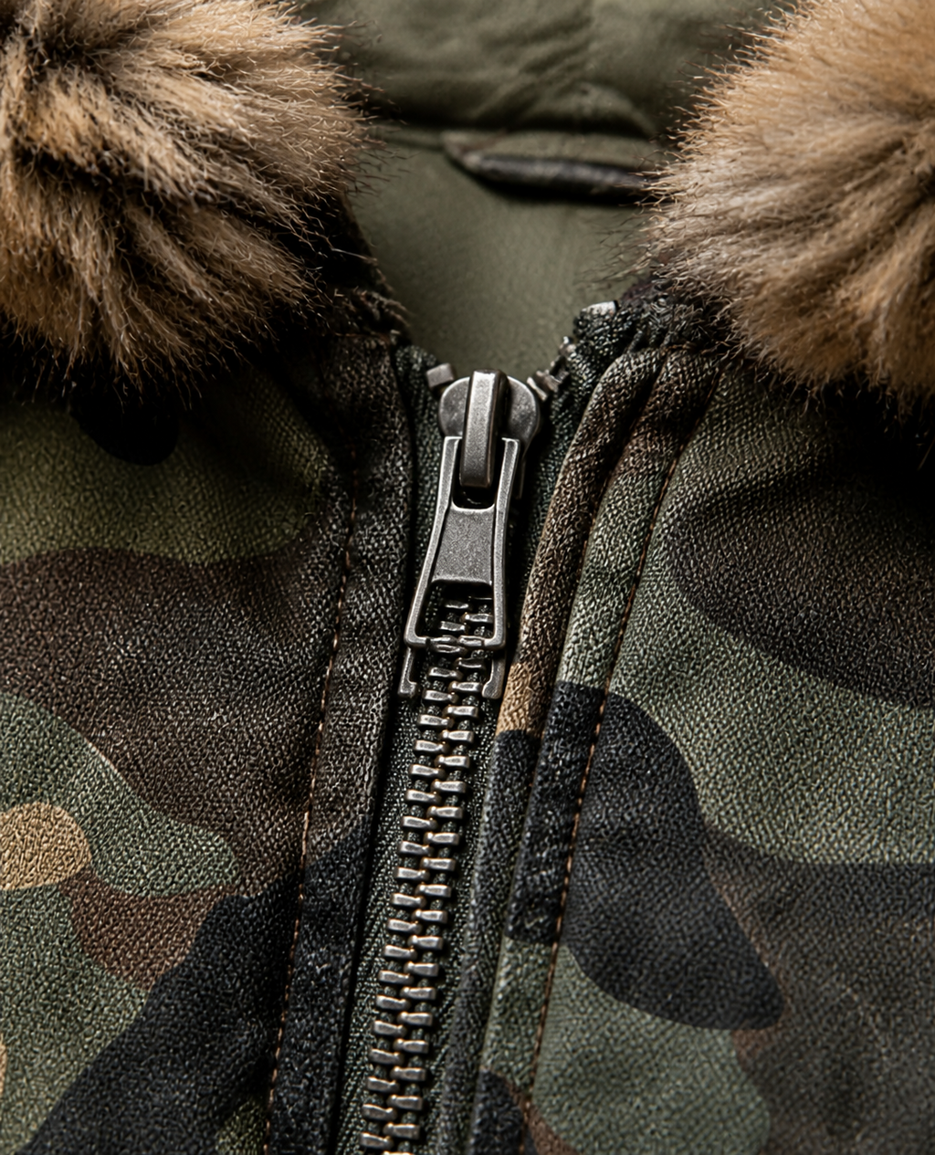 Rogue-Club Reversible Camo Bomber Jacket