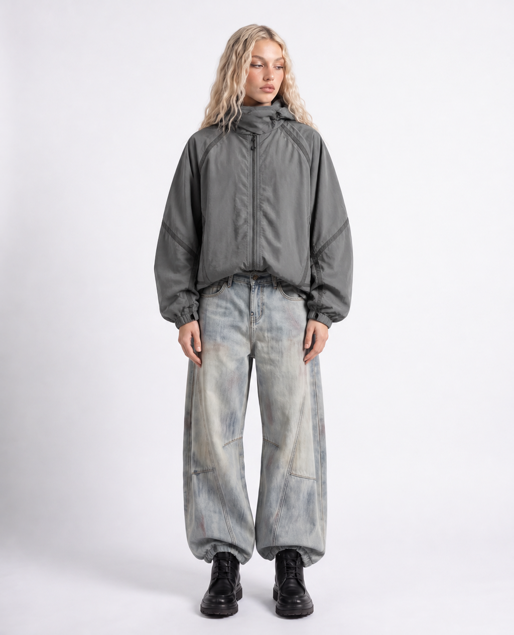 Rogue-Club Streetwear Windbreaker Jacket