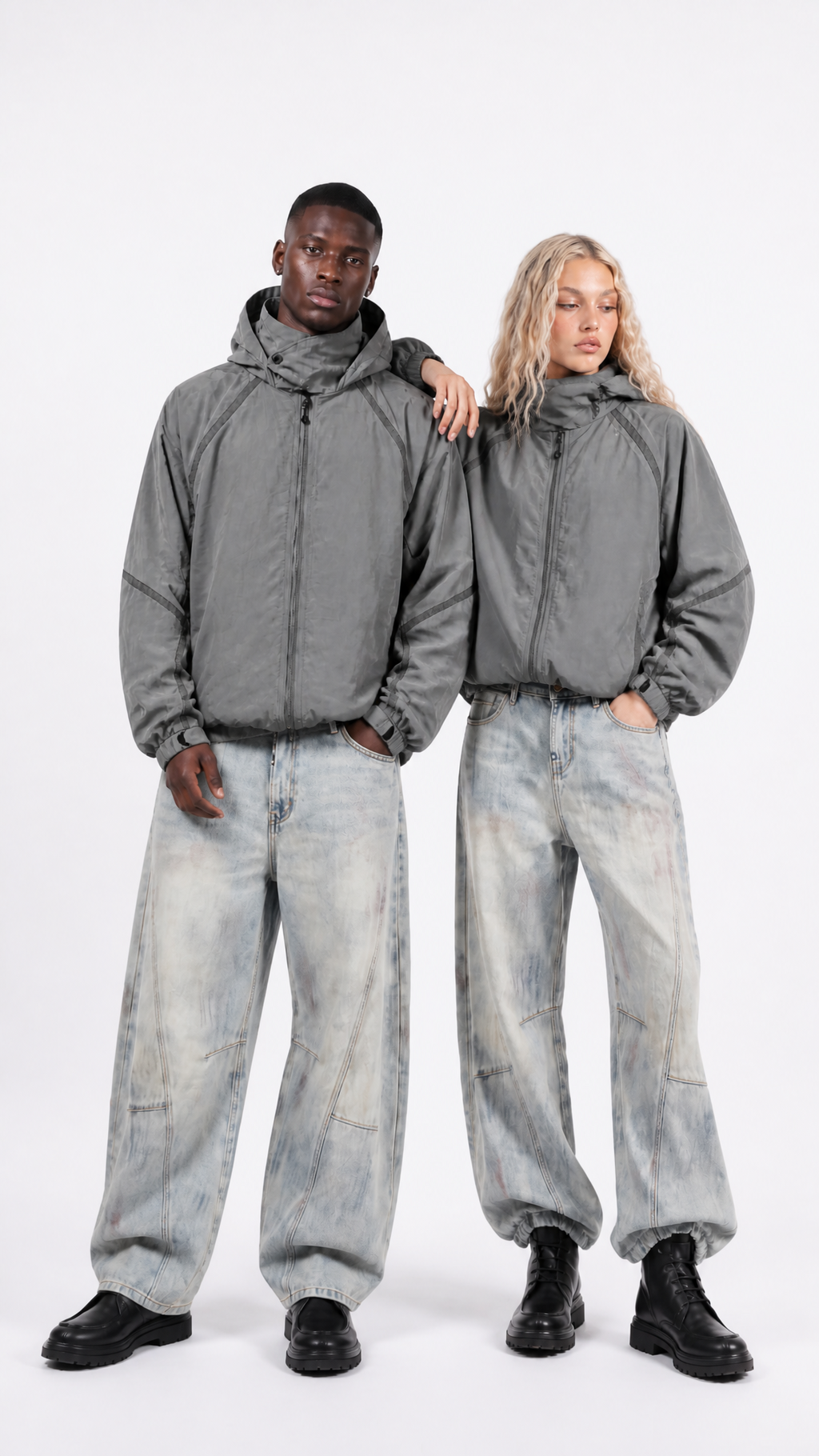 Rogue-Club Streetwear Windbreaker Jacket
