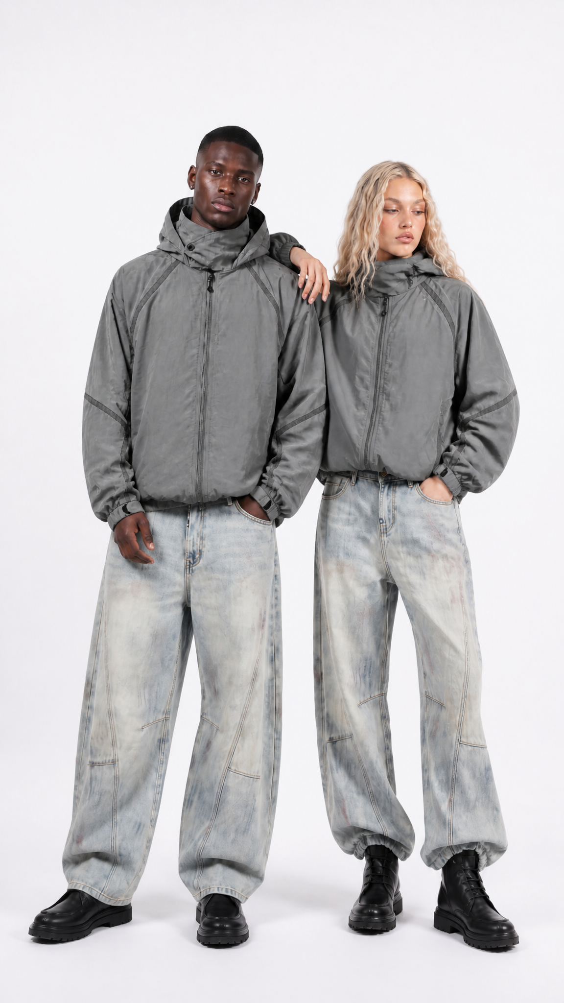 Rogue-Club Streetwear Windbreaker Jacket
