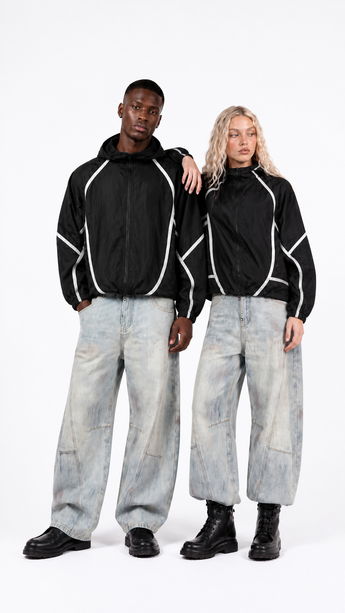 Rogue-Club Streetwear Windbreaker Jacket