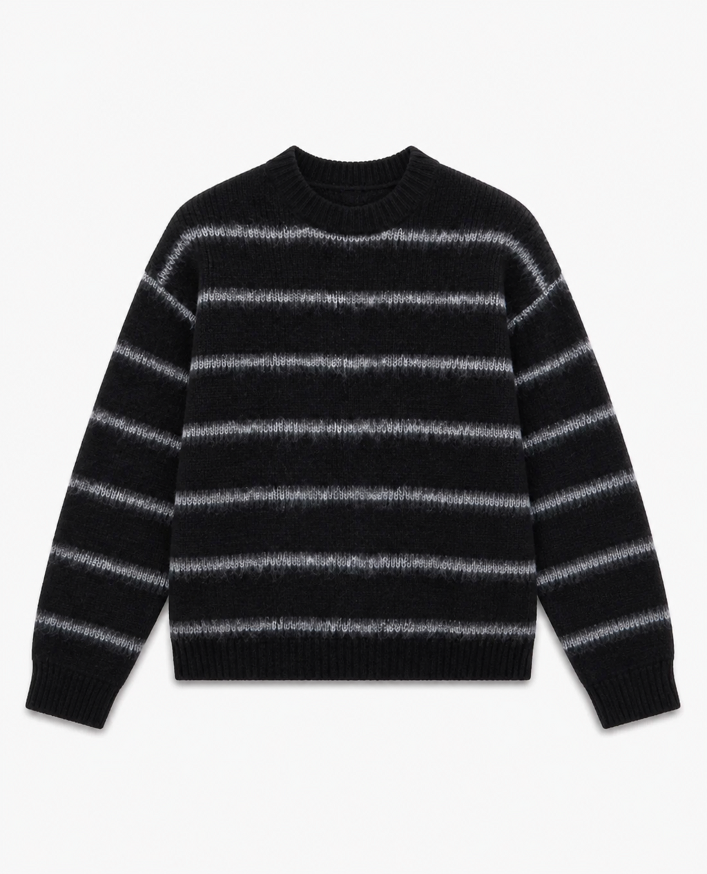 Rogue-Club Striped Knit Sweater