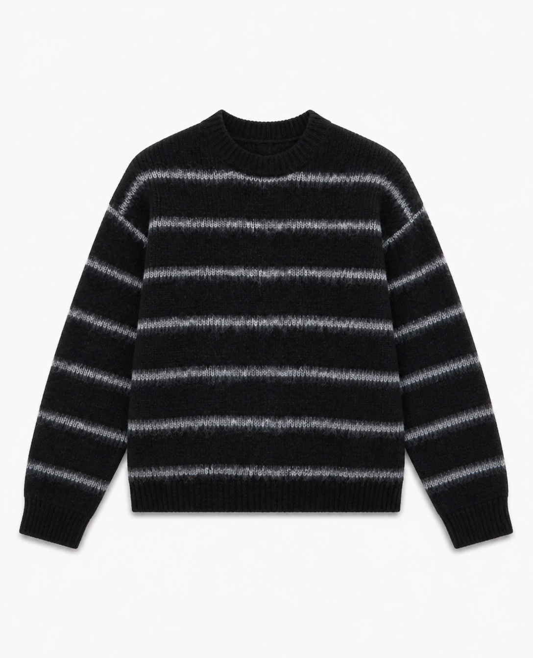 Rogue-Club Striped Knit Sweater