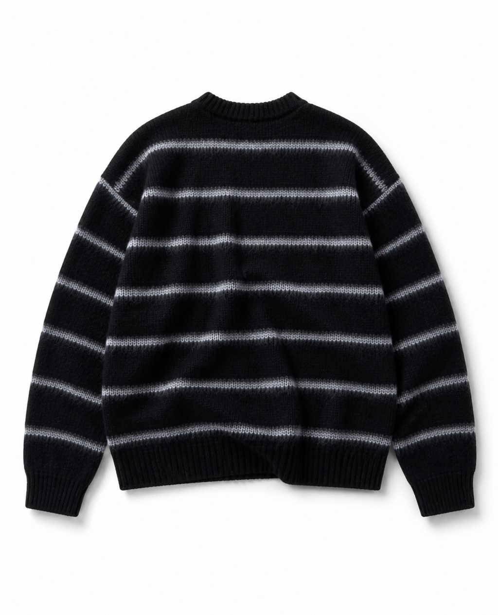 Rogue-Club Striped Knit Sweater