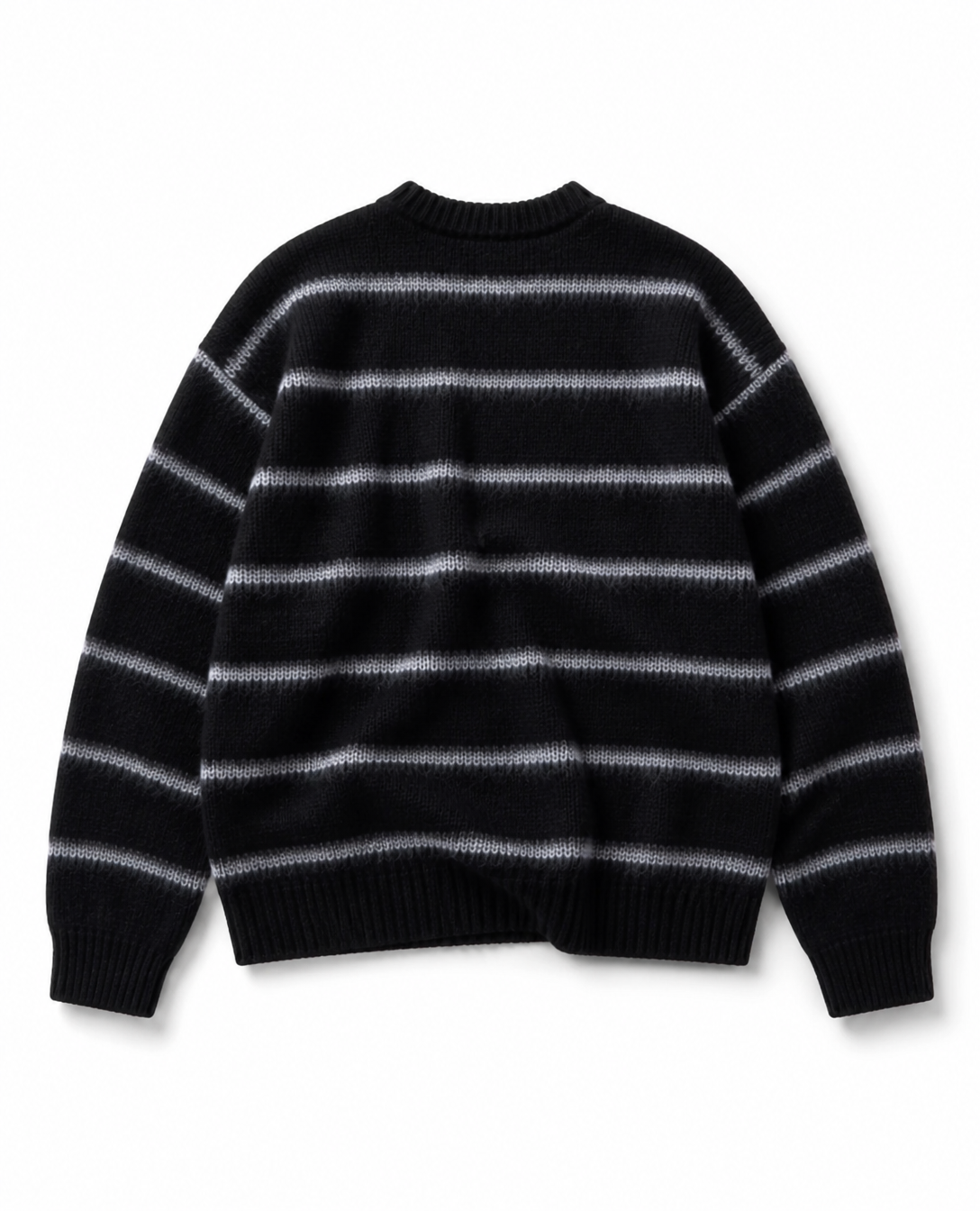 Rogue-Club Striped Knit Sweater