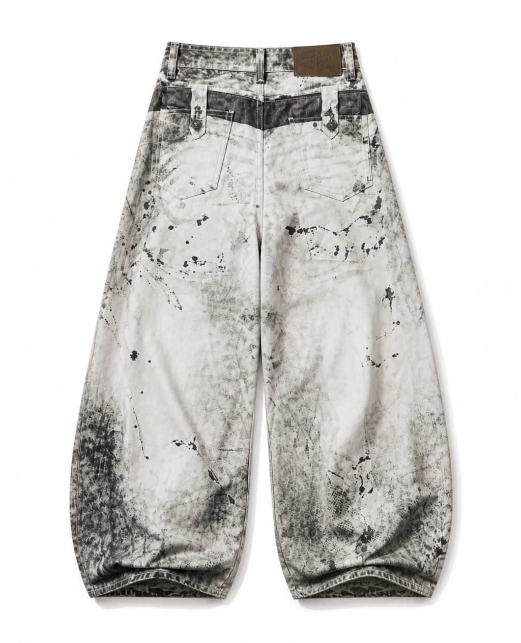 Rogue-Club Washed Baggy Jeans