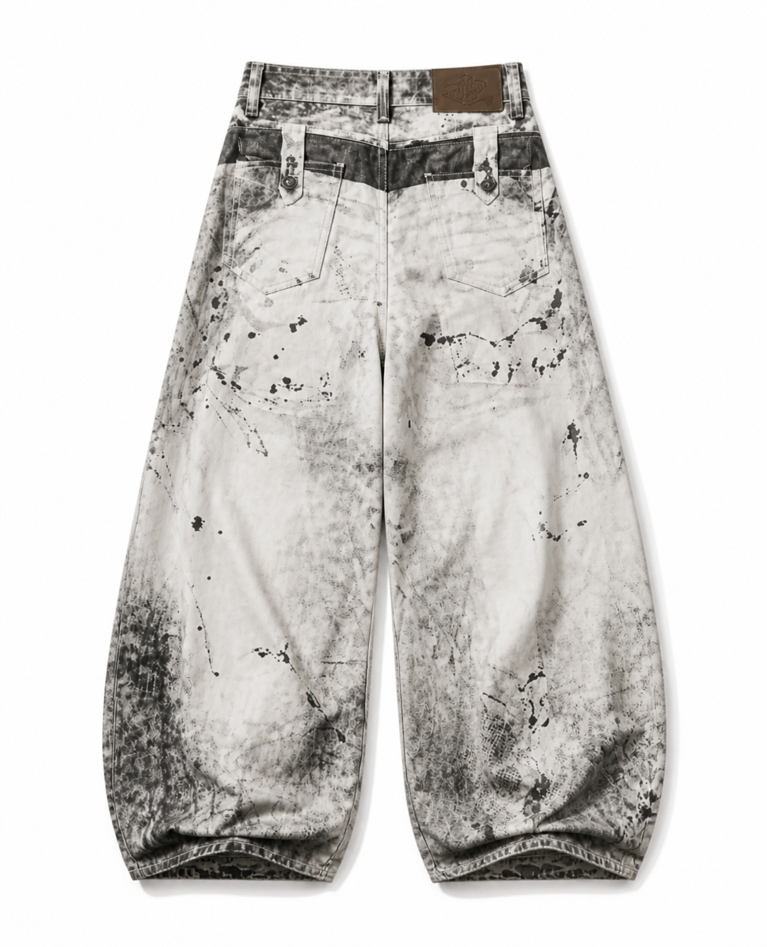 Rogue-Club Washed Baggy Jeans