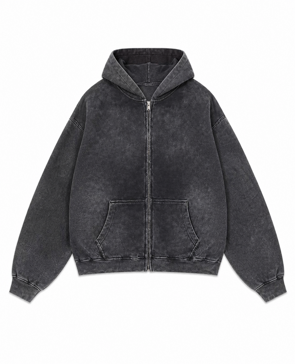 Rogue-Club Washed Zip Hoodie