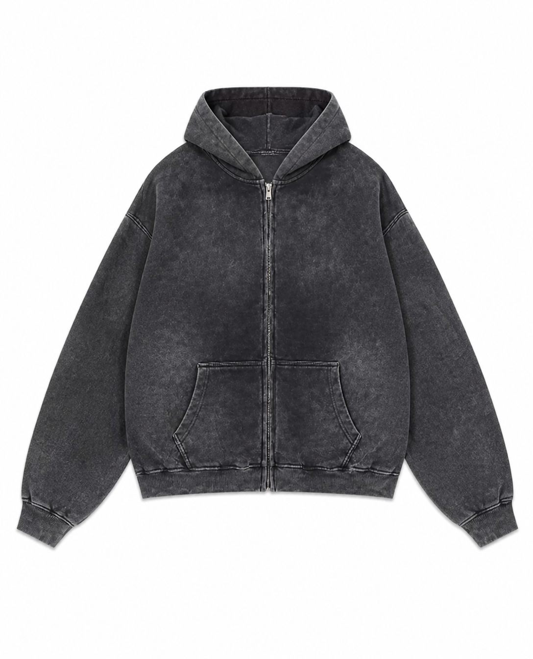 Rogue-Club Washed Zip Hoodie