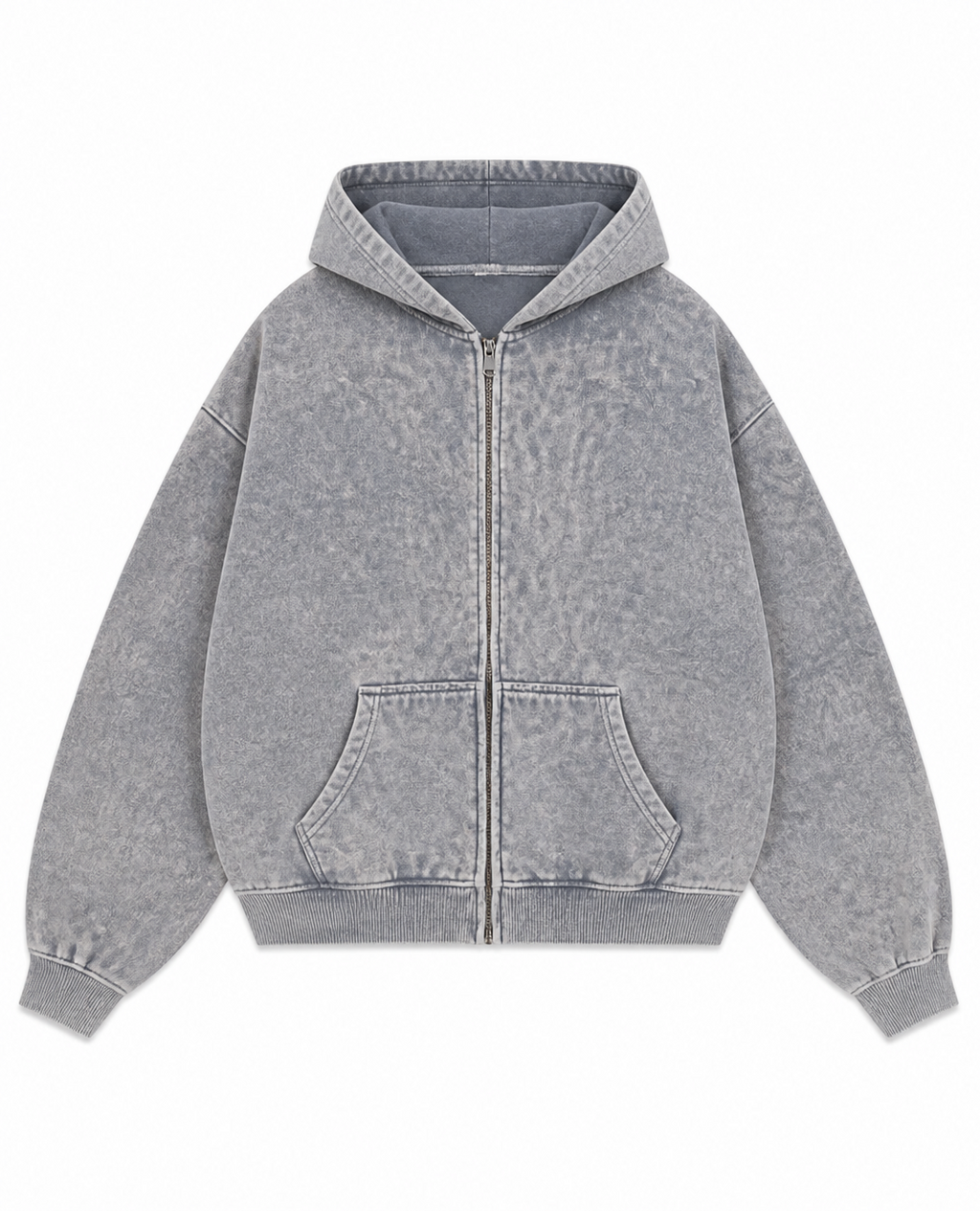 Rogue-Club Washed Zip Hoodie