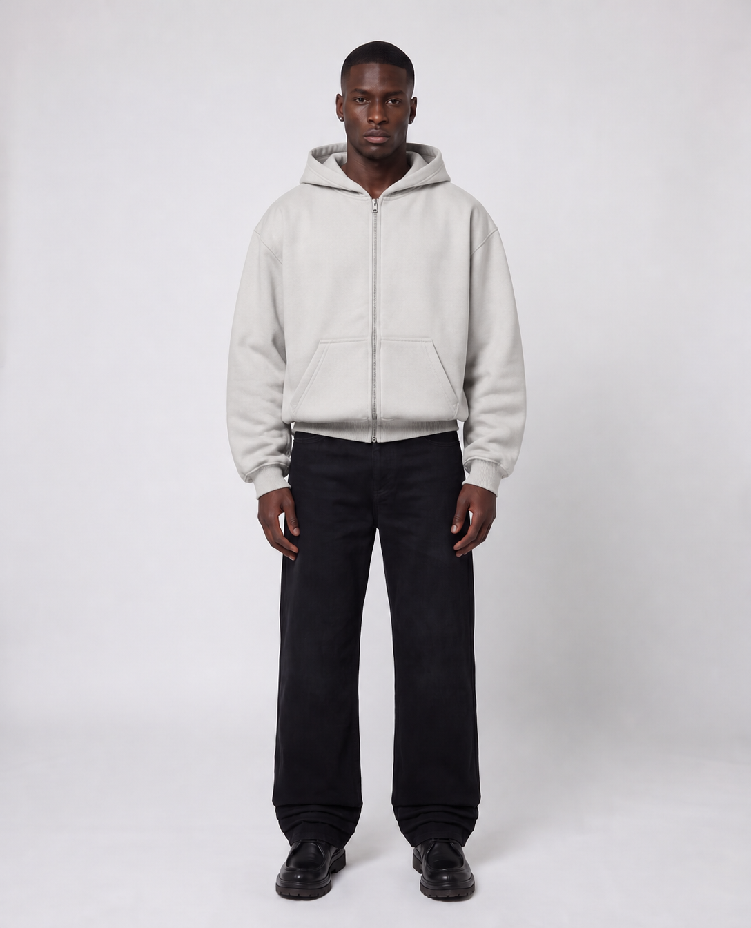 Rogue-Club Washed Zip Hoodie